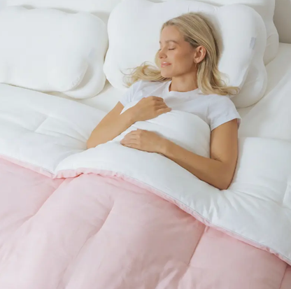 Mellow Sleep MarshMellow Comforter | Cloud-Soft, Double-Stuffed Comforter with Heat-Adaptive Vegan Fill