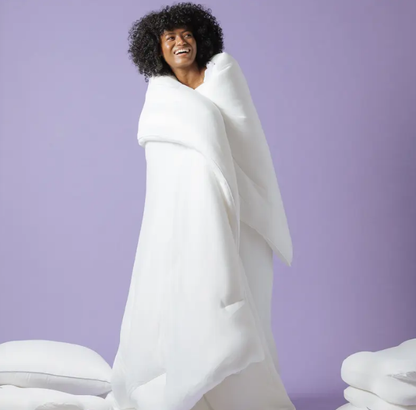 Mellow Sleep MarshMellow Comforter | Cloud-Soft, Double-Stuffed Comforter with Heat-Adaptive Vegan Fill