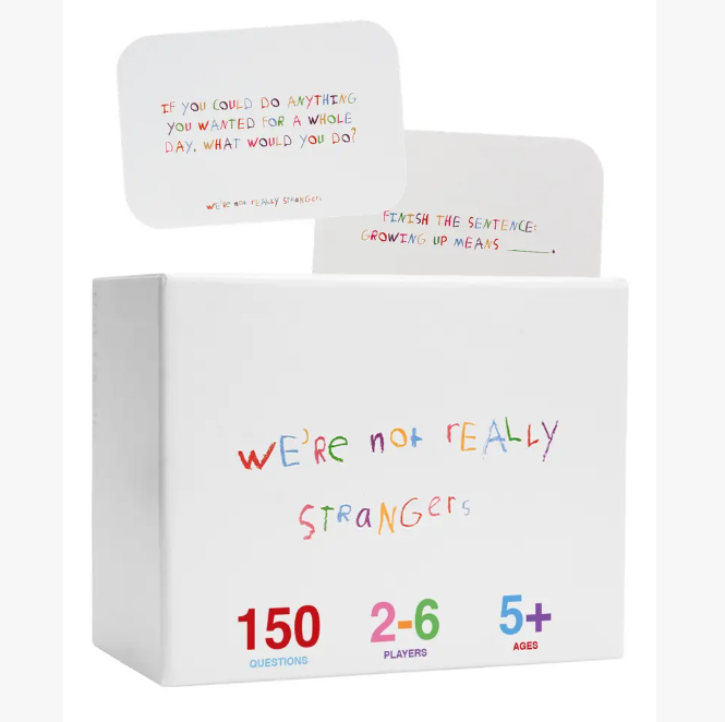We’re Not Really Strangers Kids Edition – 150 Conversation & Activity Cards for Kids, Teens & Adults | Fun Family Connection Game